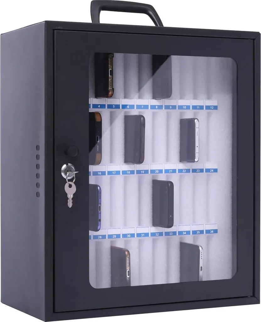 Armoire à smartphones métallique pour 48 téléphones portables
