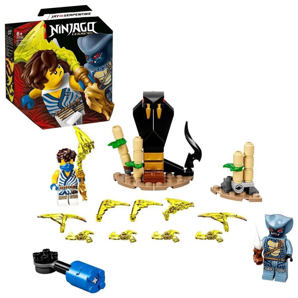 LEGO® NINJAGO 71732 Zestaw bojowy: Jay vs. Serpentine Zdjęcie produktu 