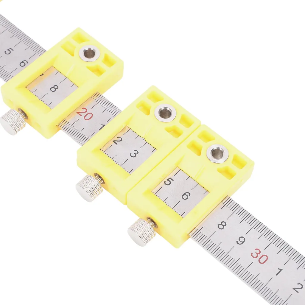 Guide de mesure extensible 2 en 1 avec connecteur intégré pour bois - 12