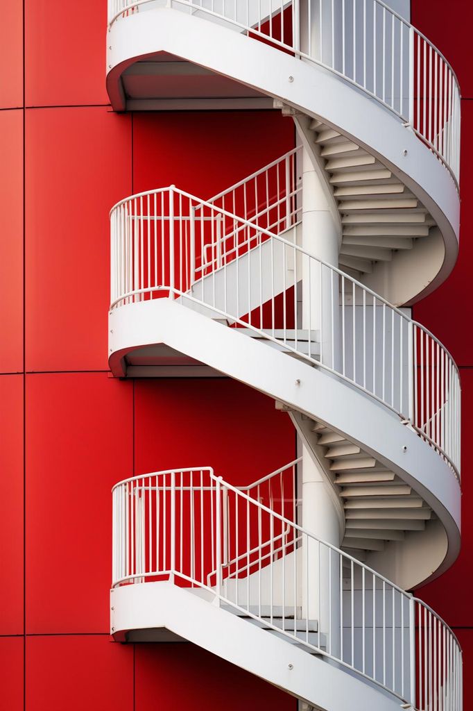 Plakat 20x30cm Treppen zum Himmel