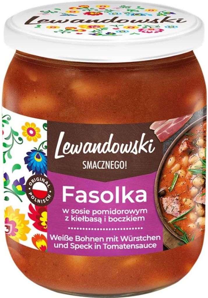 Lewandowski "Fasolka po bretonsku" Weiße Bohnen mit Produktbild 