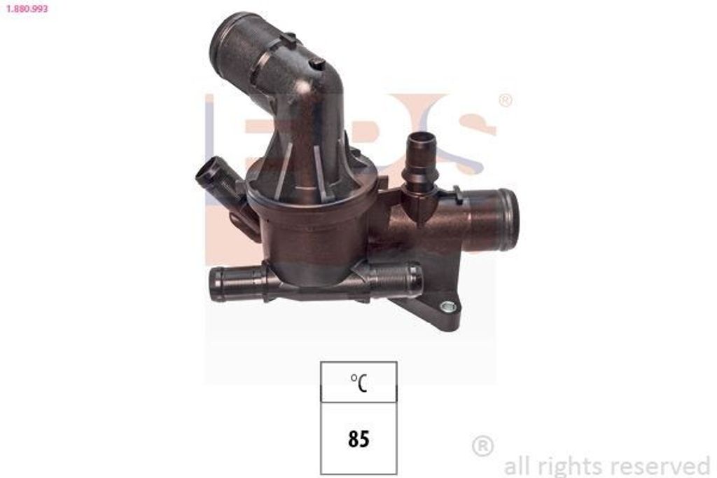 EPS Thermostat Kühlmittel 85°C für OPEL Vivaro B Combi (X82) Vivaro B Kastenwagen (X82) Vivaro B Pritsche / Fahrgestell (X82) für RENAULT Espace V