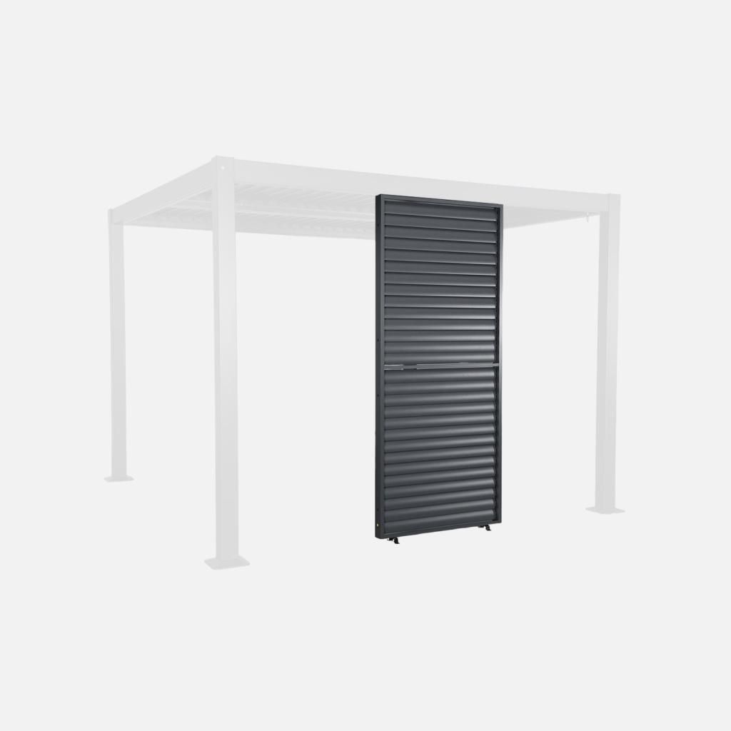 sweeek - Verstellbare Lamellenwand 100cm für die Pergola Produktbild 