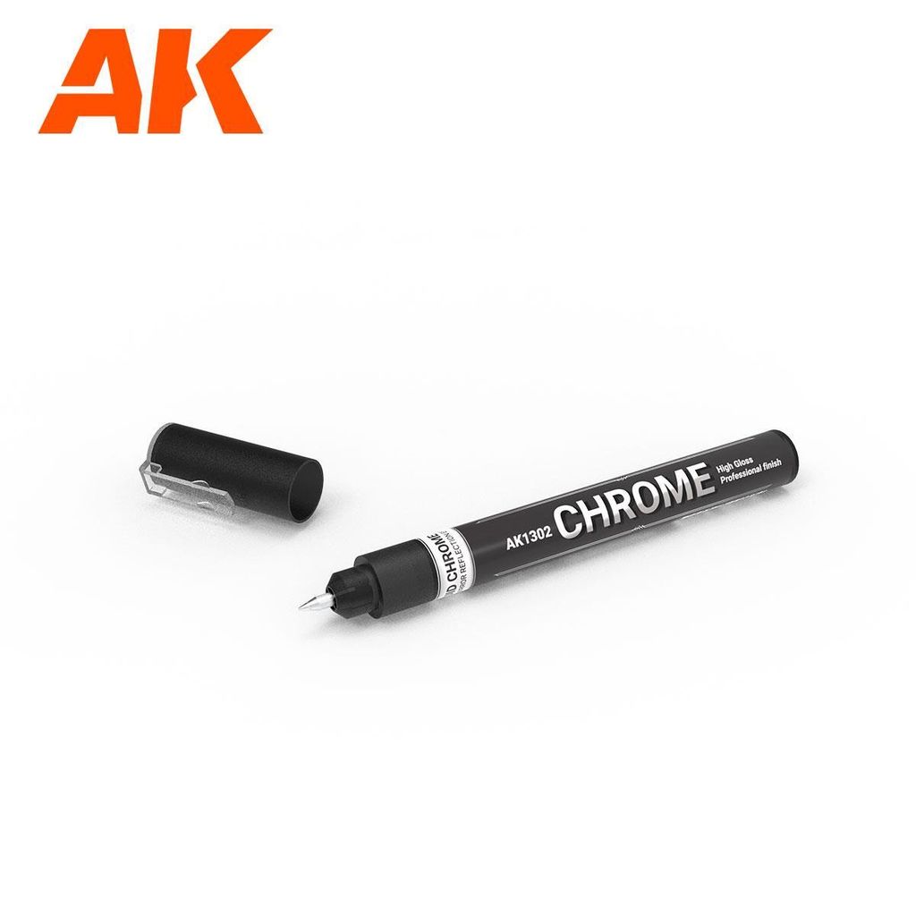 AK Interactive AK1302 - Chrome - Marker - Neu
