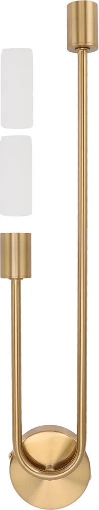 Luminaire mural G9 double tête en fer robuste avec abat-jour inclus