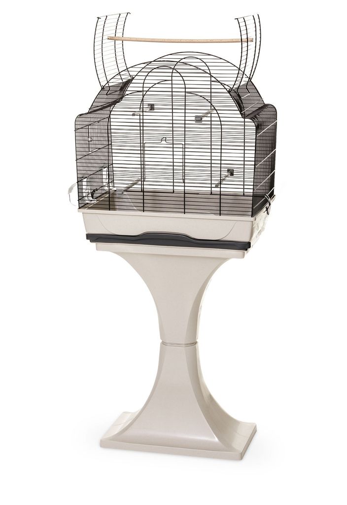 Klietka pre vtáky Budgie Canary so stojanom a vonkajším Obrázok produktu 
