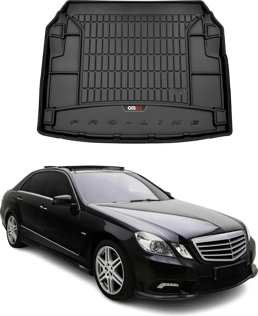 OMAC rivestimento del bagagliaio in gomma per Mercedes Classe E W212 2009-2016 TPE nero