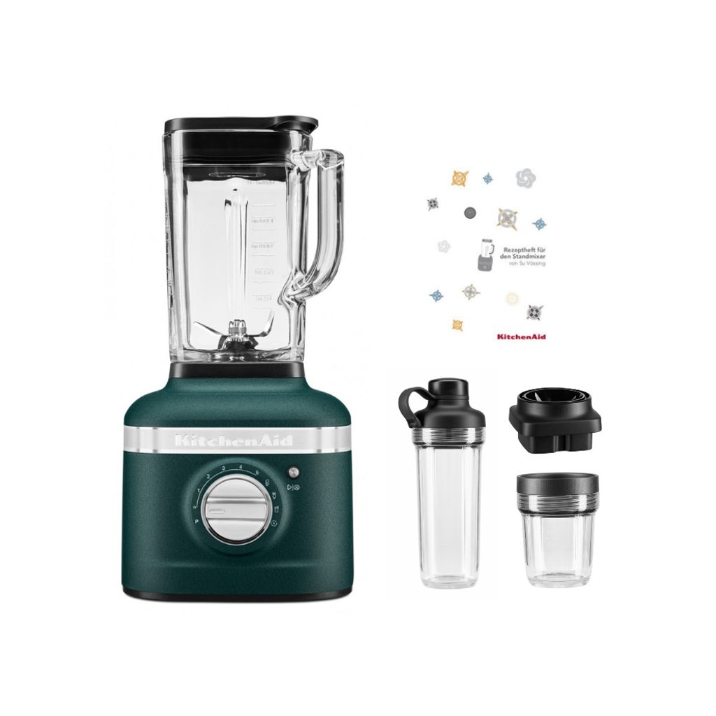 KitchenAid K400 Standmixer Flexi-Paket, Farbe:Pebbled Palm