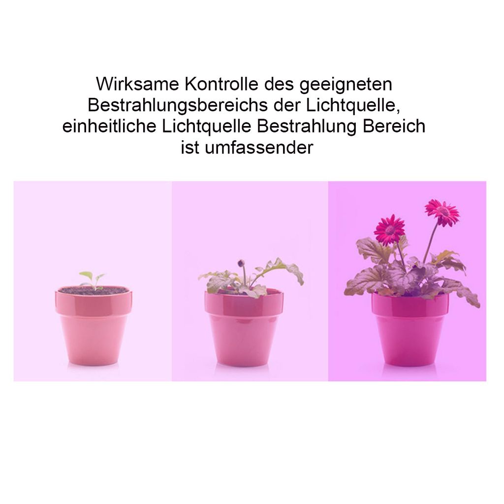 LED Faltbar Pflanzenlicht E27 360leds Vollspektrum Produktbild 2