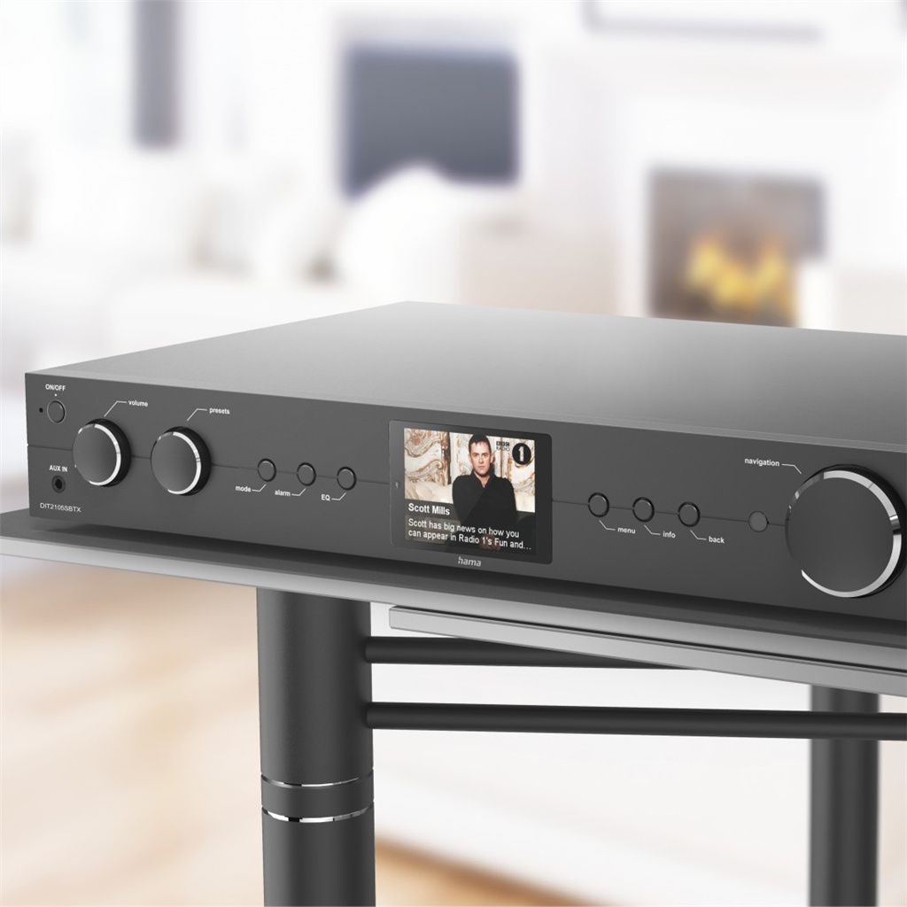 Hama digitální a internetové rádio DIT2105SBTX, Hi-Fi Obrázek produktu 5