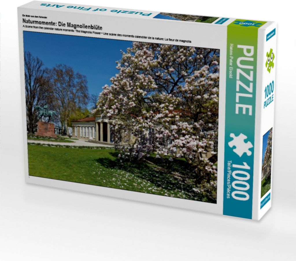 Calvendo Ein Motiv aus dem Kalender Naturmomente: Die Magnolienblüte 1000 Teile Puzzle quer 640x480mm, Eisold Hanns-Peter; 7285444