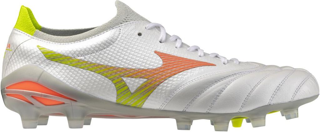 Kopačky Mizuno Morelia Neo V Elite, bílé a oranžové, Obrázek produktu 