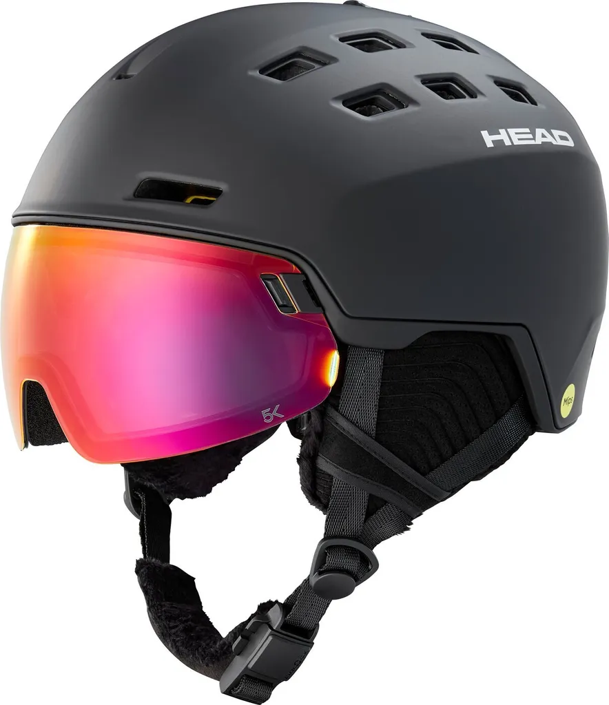 Fini la buée avec le casque de ski HEAD RADAR 5K MIPS noir 000 M/L