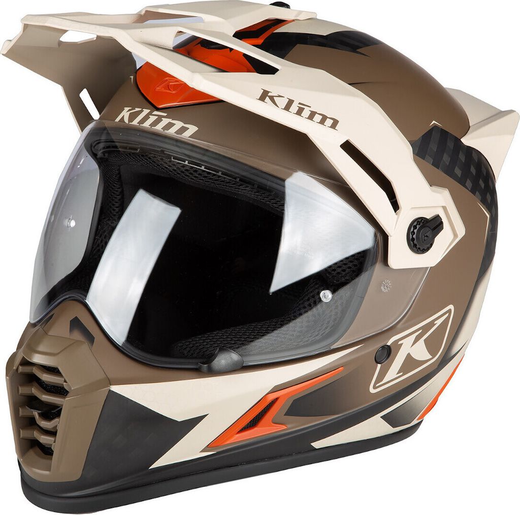 Klim Krios Pro Charger Motocross Helm, braun matt, 2XL (63/64)