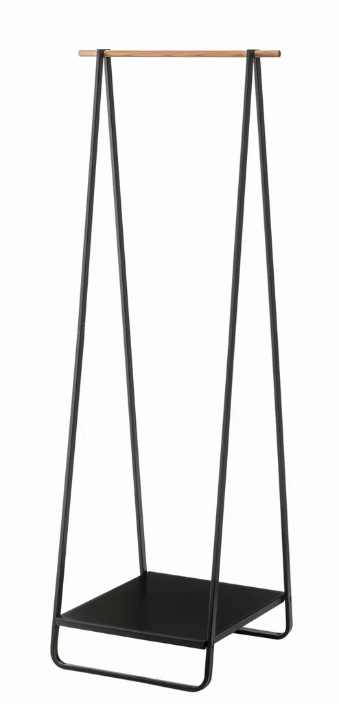 Solution rangement manteaux Yamazaki 02298 : portant mobile avec étagère