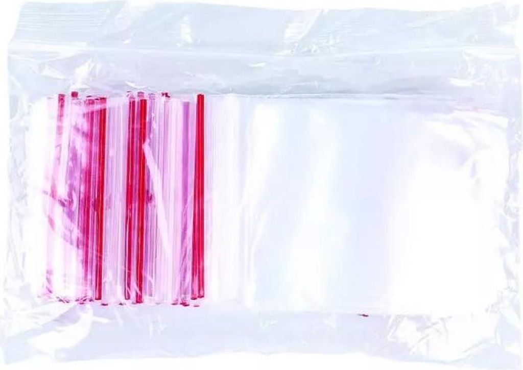 Reißverschlusstasche 60x80mm transparent 100 Stk.