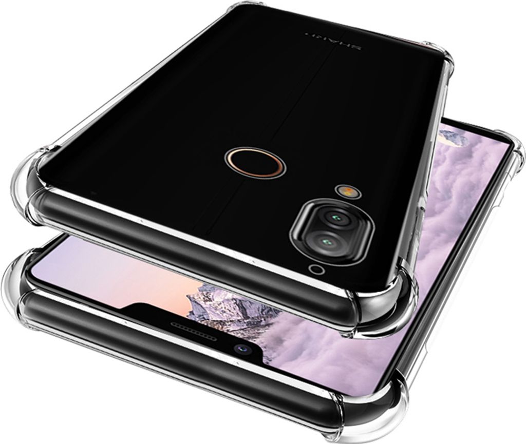 Sharp Aquos S3 Hülle, LaimTop Crystal Transparent Weich TPU Bumper Stoßfest Fallschutz Schutzhülle für Sharp Aquos S3