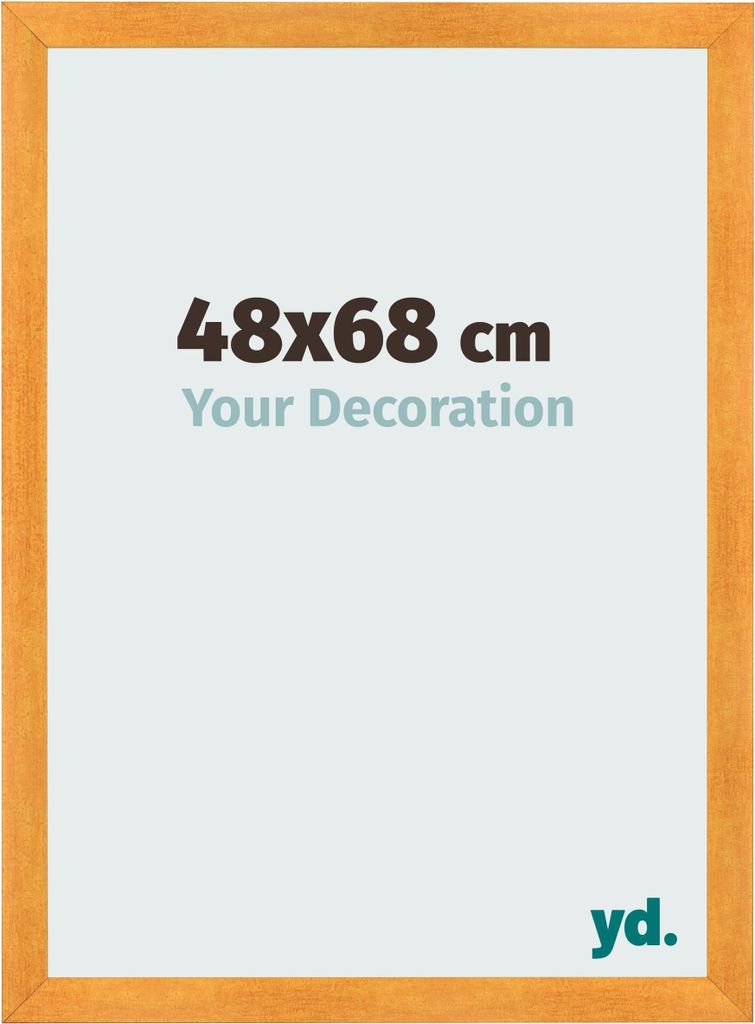 Bilderrahmen, 48x68 cm, Orange, MDF, Pisa