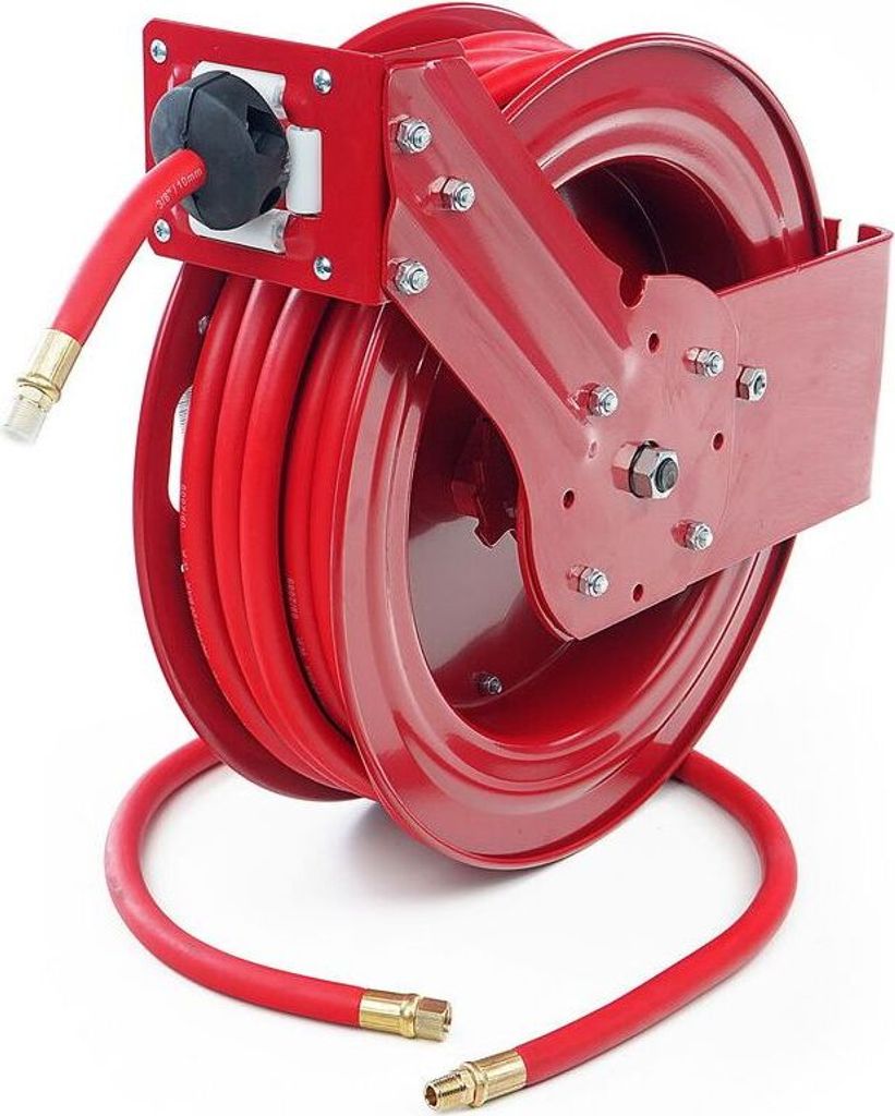 Automatische Luftschlauchtrommel 8m 10mm 1/4" Druckluftschlauch Schlauchtrommel