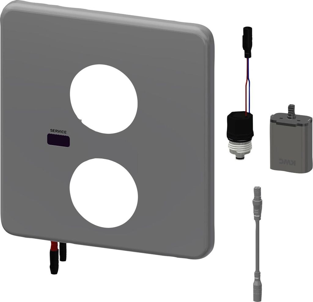 KWC AR Hygieneeinheit, F5, für Duscharmatur m. Thermostat, hydr., Platte 205x225 mm