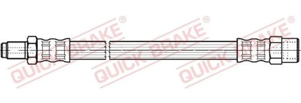 Flexible de frein Quick Brake 37.032 OE 0004289335 pour Classe G