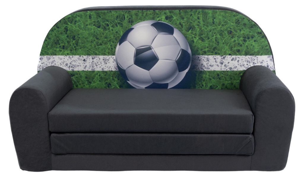 Kindersofa "MINI" zum Aufklappen Football W386 03 Produktbild 