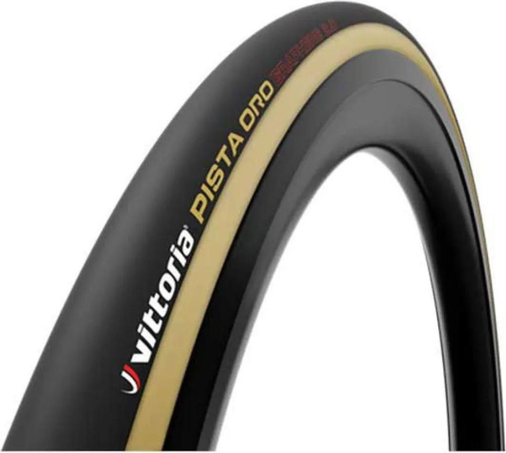 Vittoria Schlauchreifen Pista Oro 28x0.90 Zoll 23-622 schwarz beige faltbar