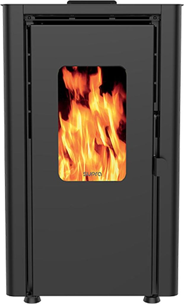 6,1 kw schwarzer holzpelletofen Supra ORPHEE 6 NOIR