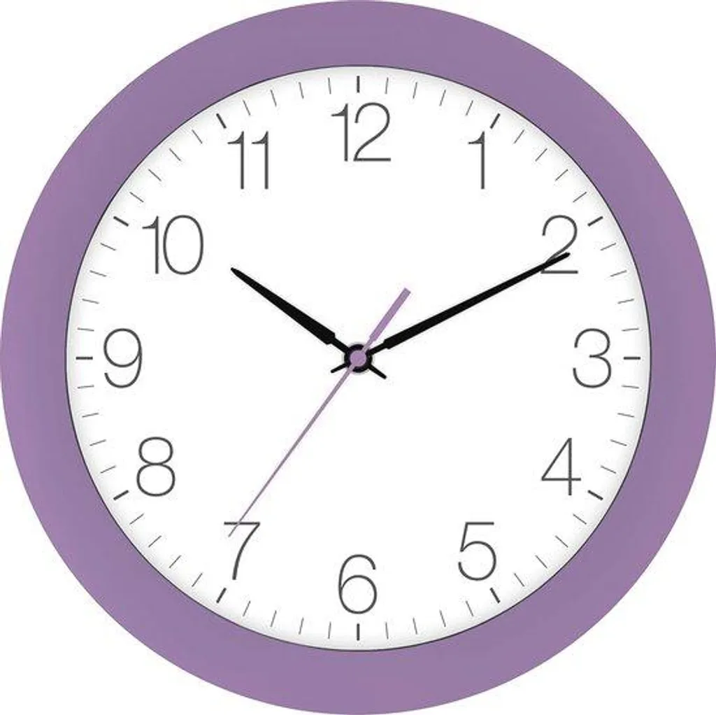 Horloge murale 30 cm sans fil lot de 2 fini le réglage manuel de l'heure
