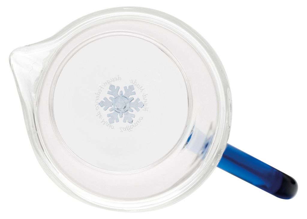 Handgefertigte Vitrine für Winterspiele mit Schneeflockenverzierung, exklusives handgefertigtes Dekorationselement mit Wintermotiv, elegantes Design
