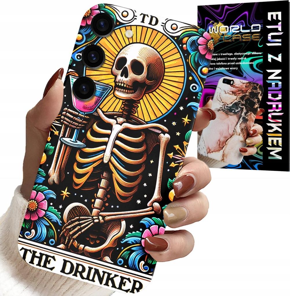 Fall Für Samsung Galaxy S23 - Der Trinker Al Wein Trinken Designs Fall