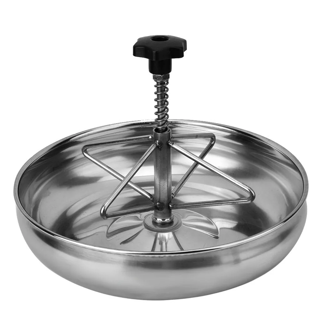 Ciotola Alimentazione Animali Fattoria Acciaio Inox 9,8x2,4 Pollici