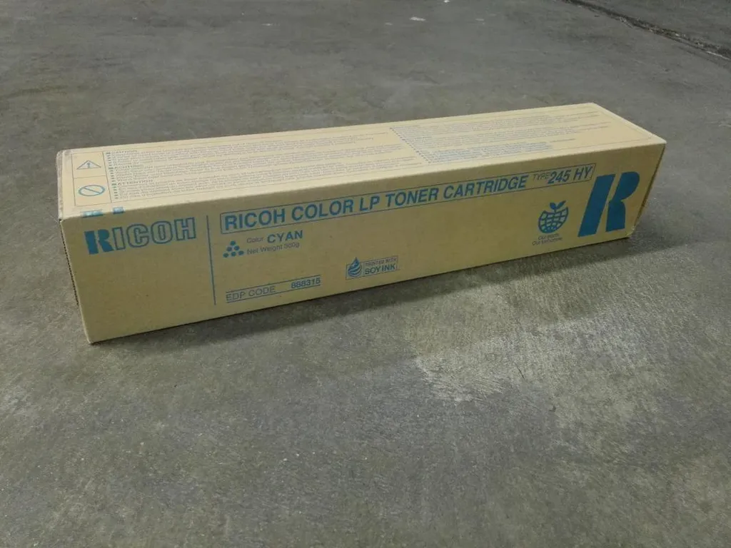 Toner Ricoh Type 245 cyan anti-gaspillage pour éviter les pannes
