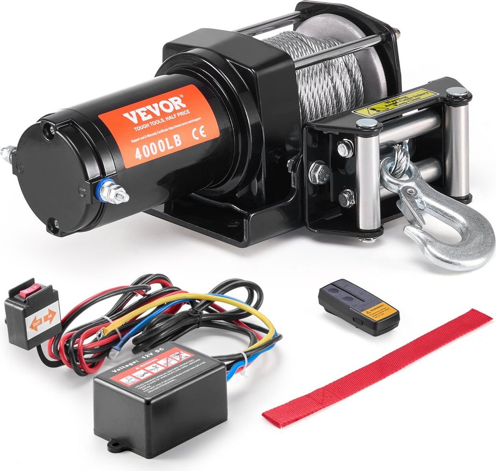 Elektrický kabelový naviják 12V 1814kg Elektrický naviják Obrázek produktu 