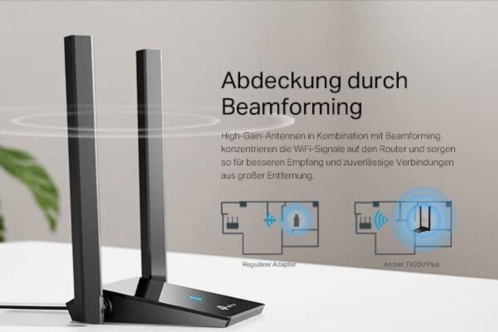 TP-Link Archer TX20U Plus AX1800 High Gain Wi-Fi 6 USB Produktbild 10