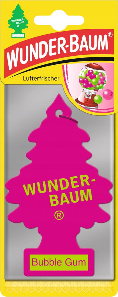 Wunder-Baum Bubble Gum, Závesný osviežovač, Hanging, Obrázok produktu 