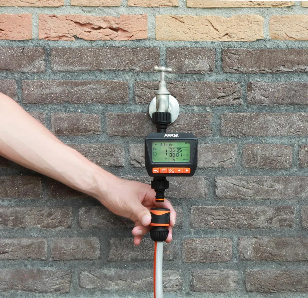 Minuteur d'arrosage numérique Ferm WTA1003 avec écran LCD et programmation - 3