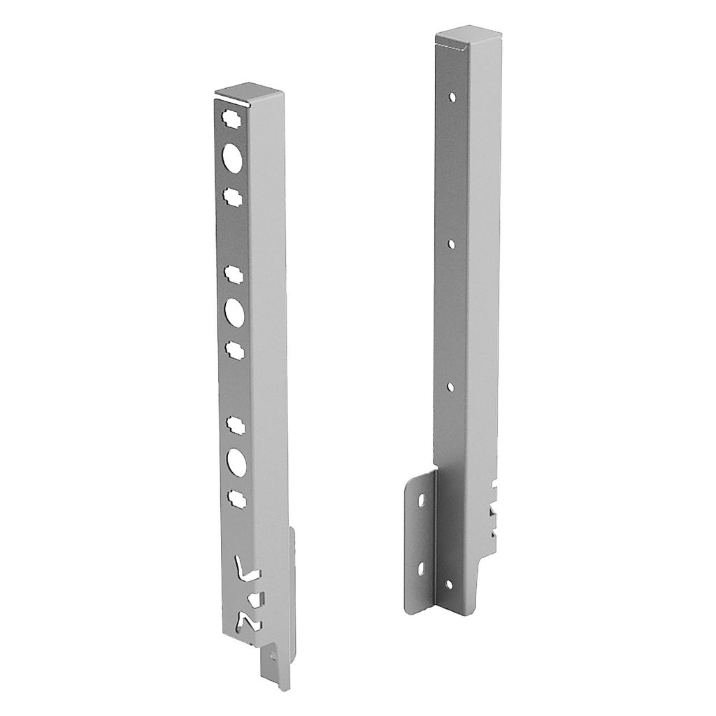 Hettich ArciTech Rückwandverbinder Set Höhe: 282 mm silber