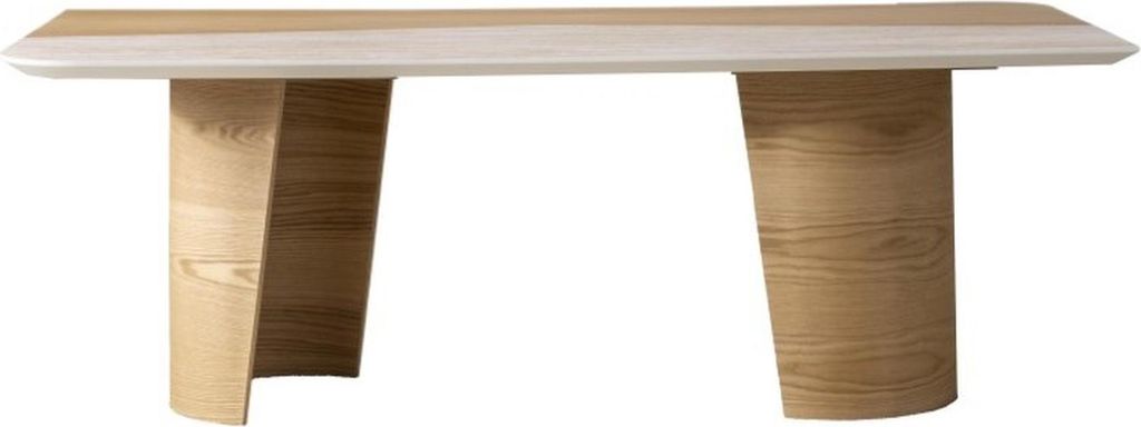 Eleganter brauner Couchtisch aus Holz im modernen Stil