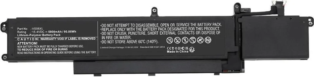Batterie 15.4V 90.86Wh CoreParts 5900mAh avec cellules Lithium premium