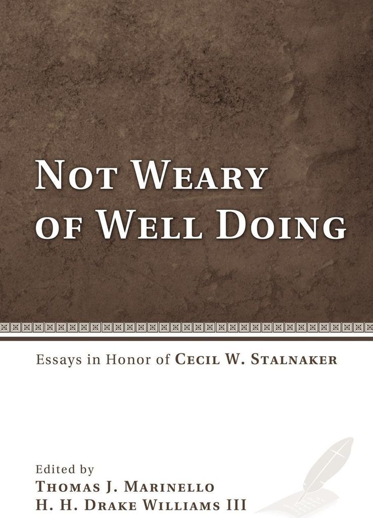 Not Weary of Well Doing