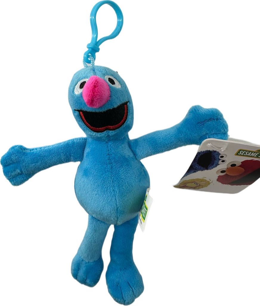 Soma Sesamstrasse Kuscheltier Plüsch Figur 20 cm Plüschtier Stofftier kuschelweich ab den ersten Lebensmonaten geeignet als Geschenk (Grobi 20 cm)