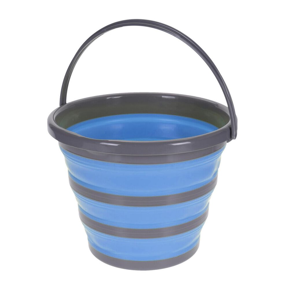 Faltbarer Wasser Eimer 10 Liter Falteimer Campingeimer Produktbild 