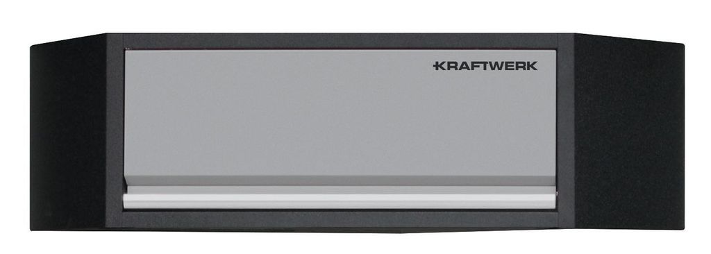 KRAFTWERK 3964-25, Schwarz, Grau, 1 Regale, Wand-montiert, Universal, 1 Tür(en), Drehtür