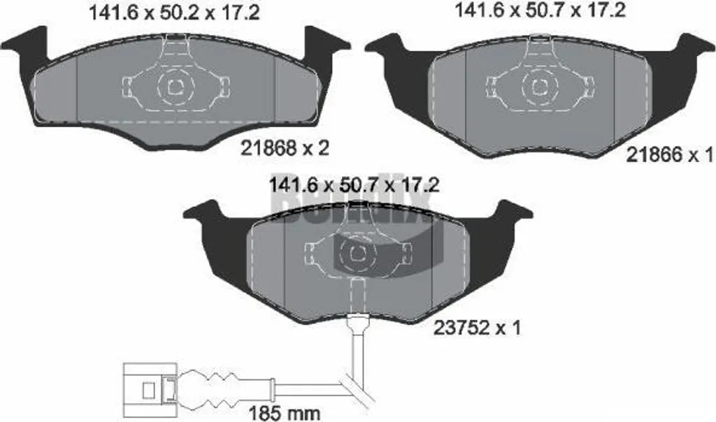 Plaquettes de frein BENDIX BPD1855 : idéal entretien VW Polo et Fabia 9N