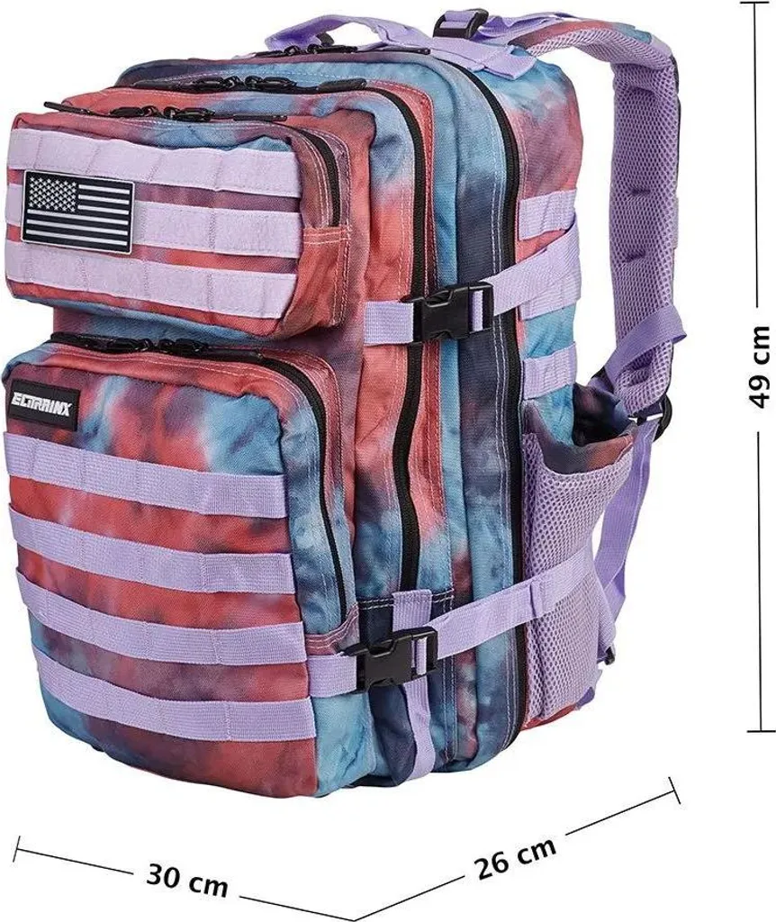 Sac à dos tactique 45L résistant Elitex V1 avec compartiments multiples