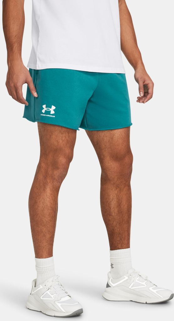 Under Armour Rival Terry 6in Kurze Hose Blau L Mann Blau L