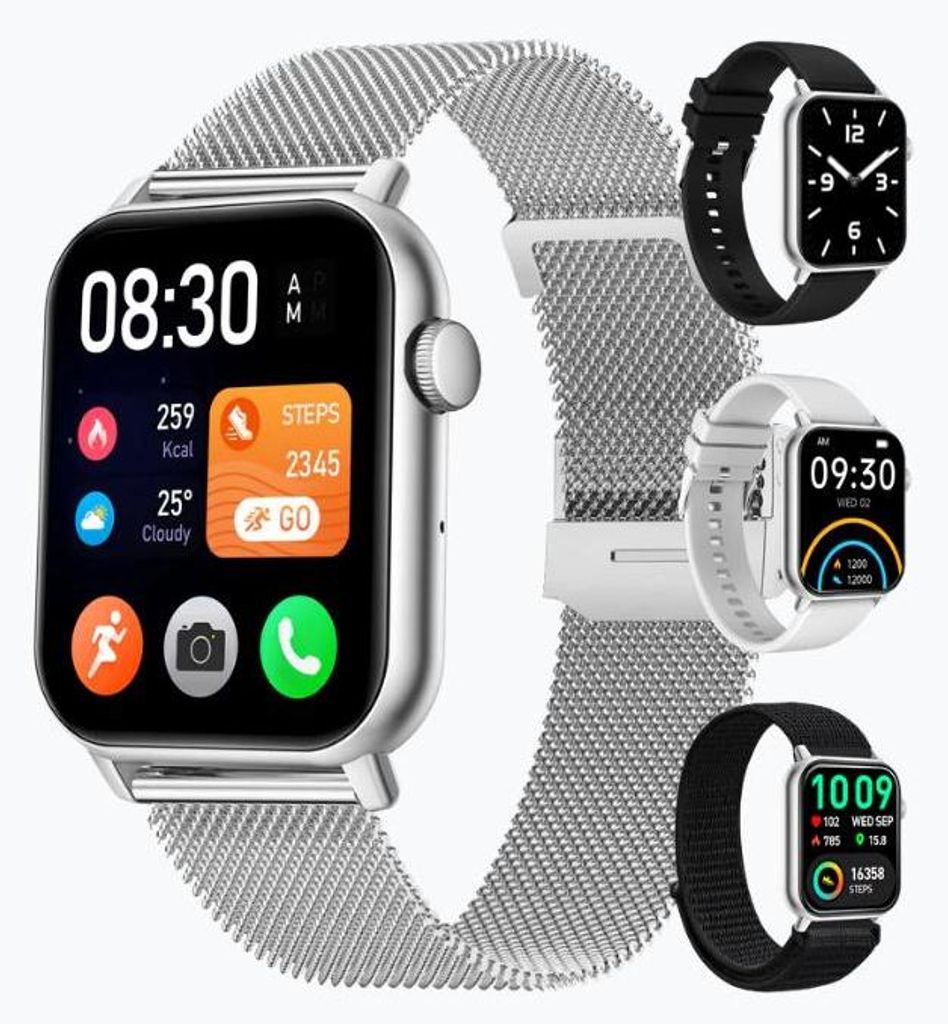 Siltcon Smartwatch Pro Herren und Damen mit Telefonfunktion Produktbild 