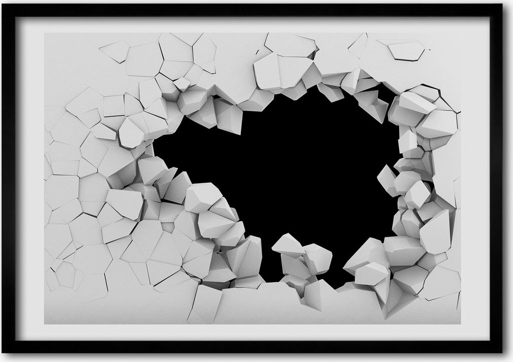 Bild - Bilder - Bilderrahmen - 70 cm x 50 cm - MDF-Rahmen, Produktbild 