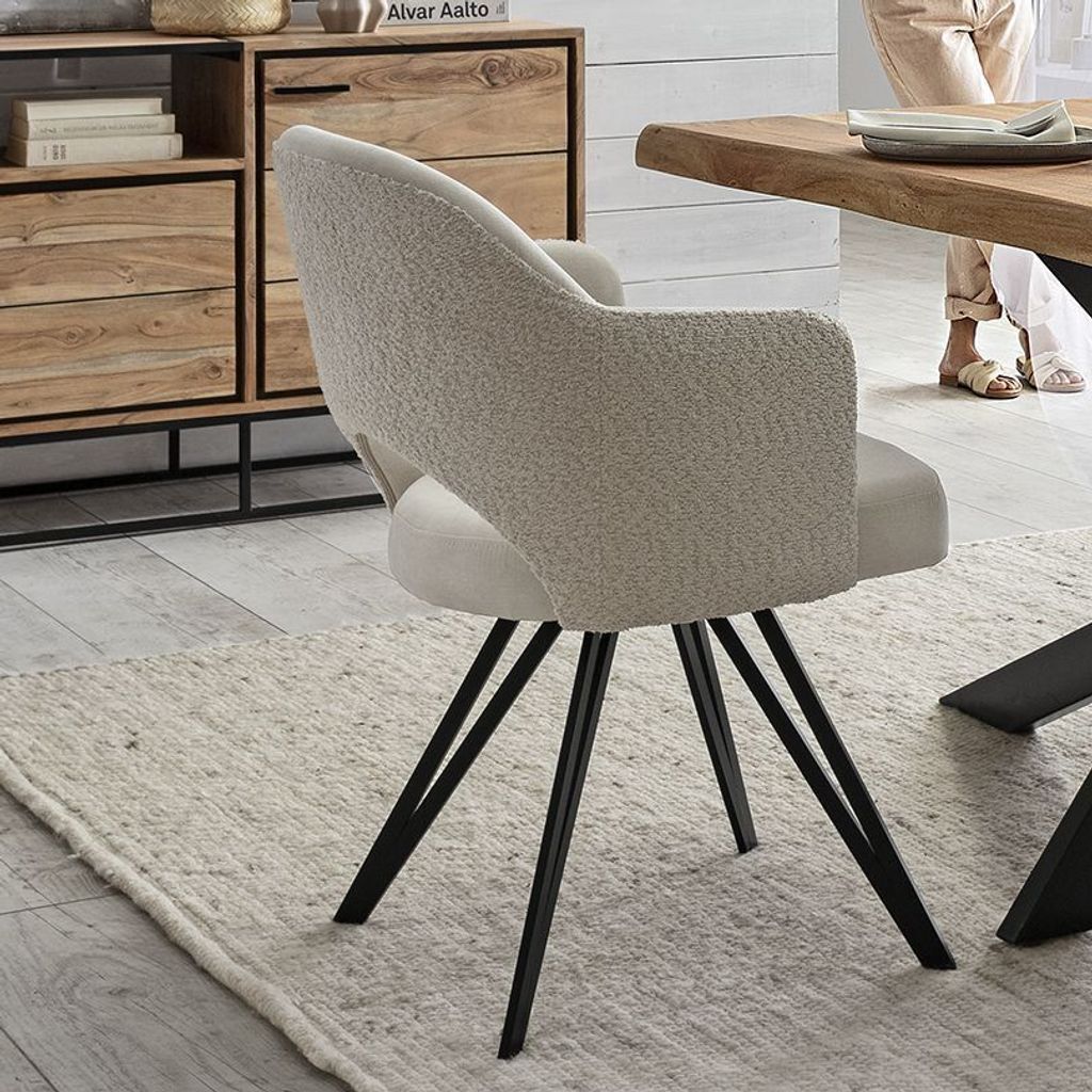 Armlehnstuhl SANSIBAR TINNUM beige